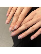 エムスラッシュ ネイル たまプラーザ(M.SLASH)/グレーグラデーションネイル