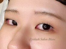 アイラッシュサロン ブラン イオンモール柏店(Eyelash Salon Blanc)/まつげパーマ立上L字韓国風束感