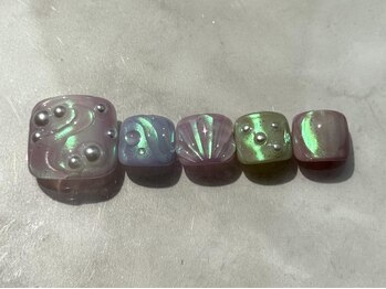 アイネイルズ 恵比寿店(I nails)/オーロラマーメイド夏