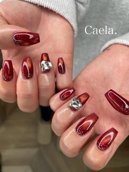 カエラ(Caela)/ボルドーマグネット×ハート