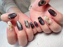 スタジオ ムー ネイル(Studio Muu Nail)/マグネット／黒／大人ニュアンス