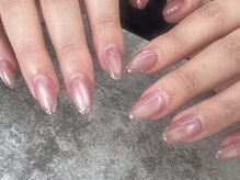 シンプルネイルも♪主婦の方やオフィスネイルにおすすめ☆