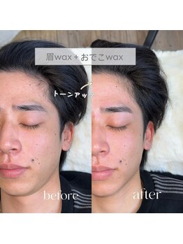 ランド(LAND)/【メンズ】眉wax＋おでこwax