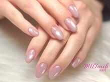 ミリミリネイル(MILI mili nail)/ピンクマグネットネイル