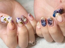 ヌル ネイル 新宿(NURU NAIL)/個性派/紫陽花/アート