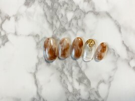 カフェラテネイル