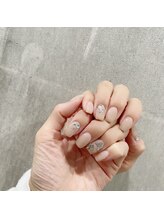 アンダーバーホワイトプラス 南海難波店(_WHITE+)/蝶々ネイル