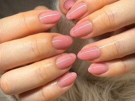 ワンカラーコース/透け感ピンク