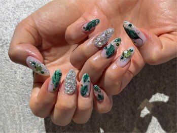 ラウンジ渋谷 本店(RounGe SHIBUYA)の写真/【手書きデザインも◎】定番からトレンドまで幅広いデザインとカラー使いで理想のデザインを実現☆