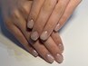 【HAND】ベースカラー+ミラーネイル