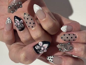 シェルネイル(SHELL NAIL)/ドット/海外ギャル/staff:takeda