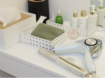 サロン ド エステティック ルチア 東京店/リファのドライヤー全室完備