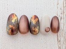 シキ 戸塚(shiki)/べっ甲ネイル378/autumn・winter