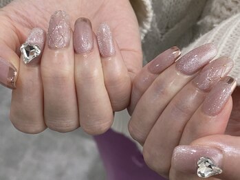 アイミーモア 国立店(aimer more)/キラキラ☆キルティングネイル