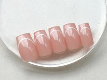 ワンアンドオンリー(One&Only)/海外ピンク×白フレンチライン