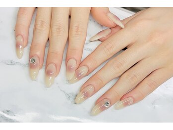 ヘブン ネイル 鶯谷(HEAVEN Nail)/ベージュグラデ