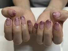ネイルアヴァンス 京橋店(Nail AVANCE.)/ピンクラメグラデーション♪