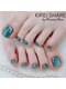 キレイシェア バイ プリンセスローズ静岡駅店(KIREI SHARE)の写真/憧れのモテ可愛系ネイルで、指先から輝く自分へ☆デートやオフィスにぴったりのシンプルデザイン♪