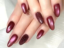 ウルネイル(Uru nail)/マグネット秋ネイル