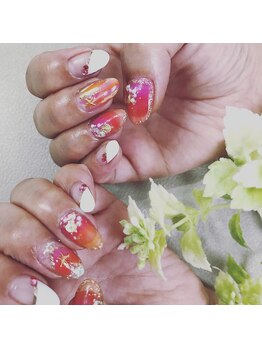 ヘアーアンドネイル スウィート(SWEET)/定額ハンドネイル￥6500