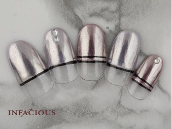 インフェイシャス 大丸福岡天神店/ミラーメタリックネイル 