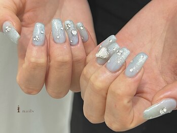 アイネイルズ 四条河原町店(I-nails)/キラキラストーンネイル￥11500