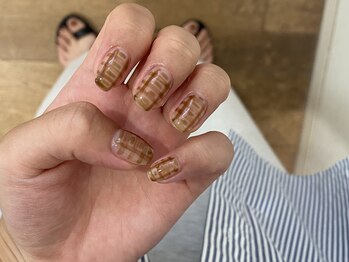 プログレス 東久留米店(PROGRESS)/#秋#チェックネイル