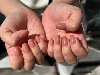 シンプリー 西荻窪店(Simpliee)/【ハンド】ワンカラーネイル