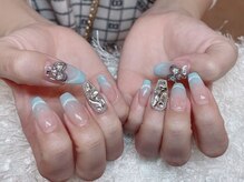 レアネイル 新宿(le'a nail)/マグネットフレンチネイル