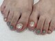 ルーラネイル(Lura nail)の写真/足元まで気を抜かないのが大人女性に人気♪お仕事上ハンドが出来ない方もフットで足元からお洒落を満喫☆