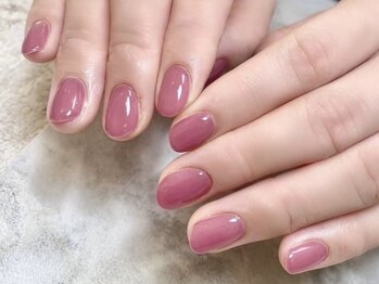 グラムスラム 福島店(GLAMSLAM)の写真/【パラジェル認定】初めての方やオフィスネイルに◎カラーを豊富にご用意［パラジェルワンカラー￥6400］