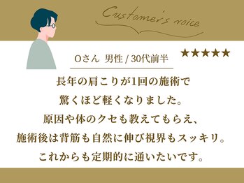 新橋西口整骨院/お客様からの口コミ紹介1