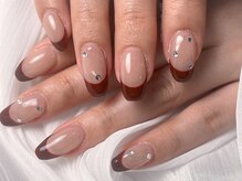 プリメ 高円寺(Purrime)/カラーフレンチ＋ストーン