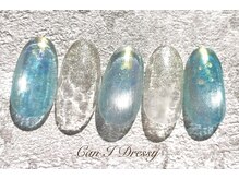 キャンアイ ドレッシー 横須賀中央店(Can i Dressy)/ぷるぷる×水面ネイル￥8000