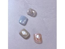 Ue° -nail salon- 【フィルイン専門店/パラジェル取扱店】【8/15 NEW OPEN(予定)】の雰囲気（Foot 親指アート）