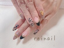 レイネイル(Reinail)/ヒョウ柄×ミラー