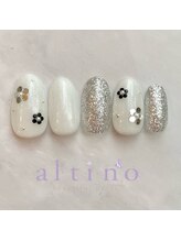 アルティノ ネイル ガーデン(altino nail garden)/キラキラフラワー