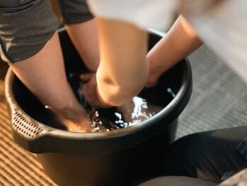 ゆめみし 淀屋橋odona店/90分以上のコースで足湯付き♪