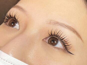ラグーンアイラッシュ 鳳店(Lagoon eyelash)の写真/【フラットマットラッシュでキープ力/モチの違いを実感♪】一度試すと高リピート☆負担も軽減◎