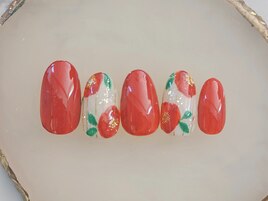花柄ネイル