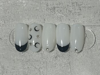 ひまりネイル(ひまりnail)/月ネイル マリーンセルネイル