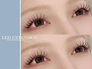 リシェルアイラッシュ 相模大野店(Richelle eyelash)の写真/LEDエクステ/セーブル120本¥7700★圧倒的キープカでエクステの常識が覆る!!丁寧なデザイン提案も◎