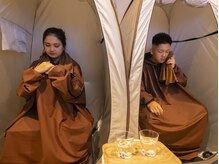 ザスナ(THE SU:NA)の雰囲気（お友達、カップル、ご夫婦とペアでも受けられます♪楽しく温活♪）