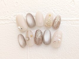 クリスマスネイル ￥6800