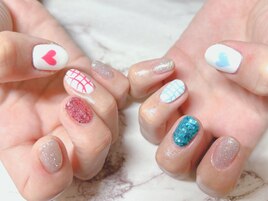 定額/ハート/アートネイル