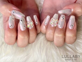 ララバイ 恵比寿店(LULLABY)の写真/イベントネイルはミラーやマグネットネイルで華やかに♪ストーンは好きなだけ! 持込み90分やり放題¥8040～