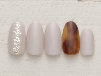ネイルミックス 自由が丘店(Nail Mix)/べっ甲風　4990円