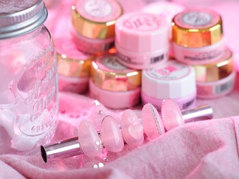 ネイルサロン パリスピンク(paris pink)/クリアピンクの夏ネイル