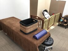 骨盤矯正西区堀江整体院/お子様の隣で施術も受けれます
