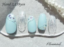 プラスネイル 池袋西口店(PLUS NAIL)/【2687】定額7,139円押し花